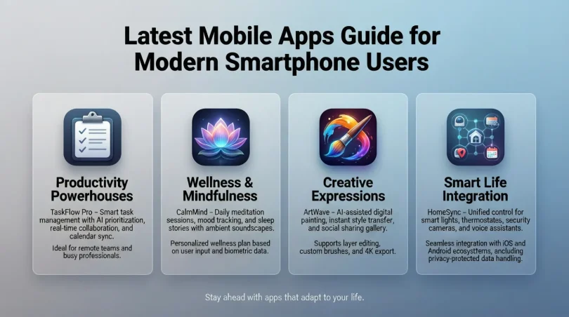 Latest Mobile Apps Guide for Modern Smartphone Users