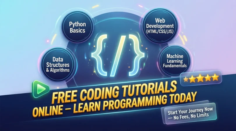 free coding tutorials online – learn programming today